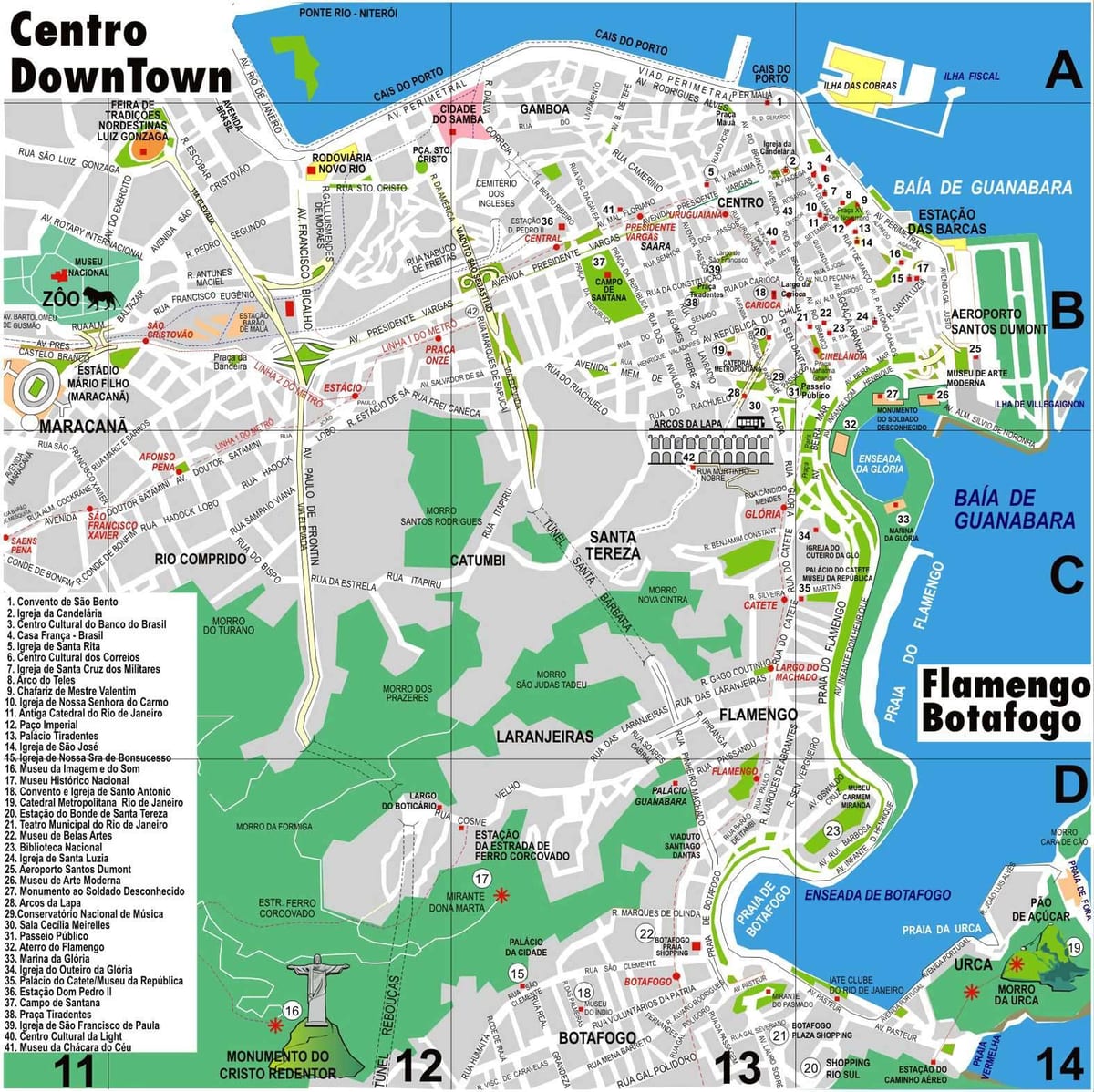 mapa de Río